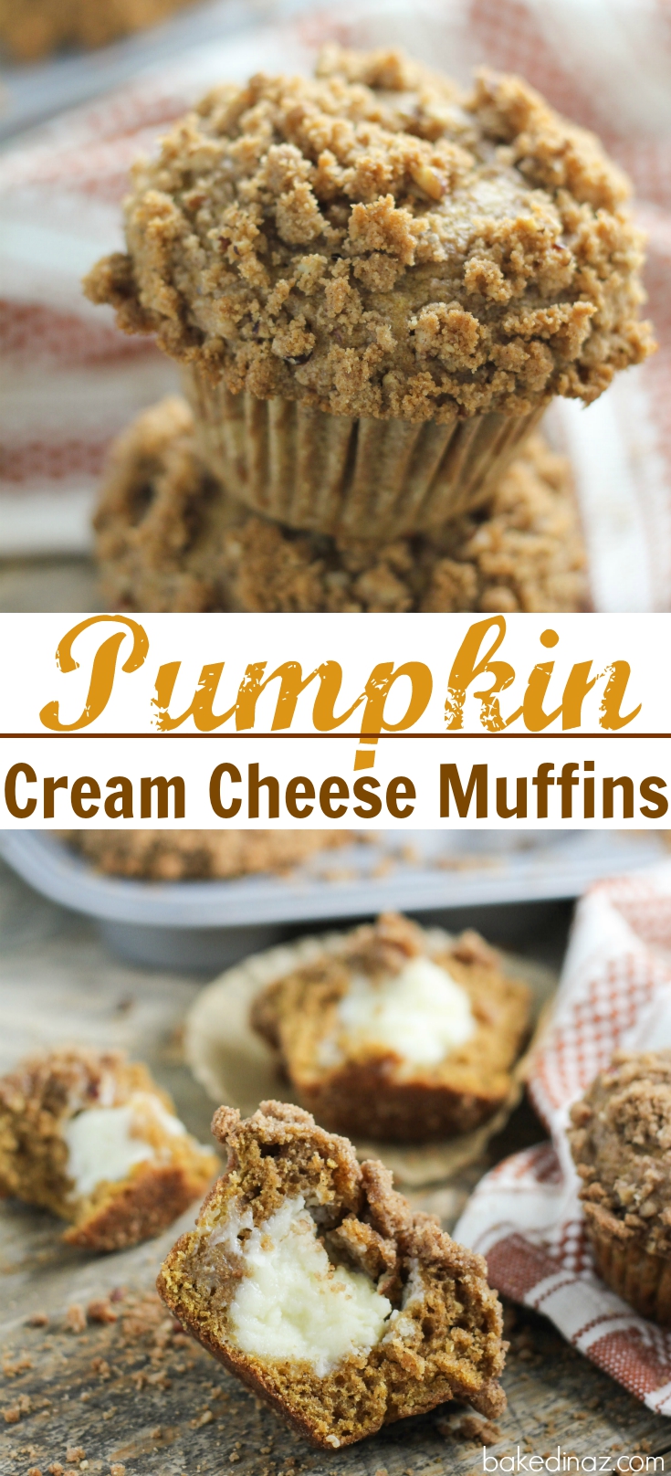 Pumpkin Cream Cheese Muffins 