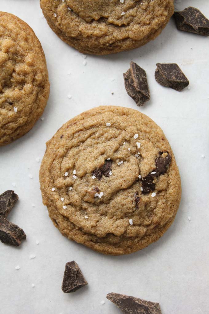Whole Wheat Chewy Chocolate Chip Cookies-5