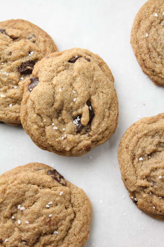 Whole Wheat Chewy Chocolate Chip Cookies
