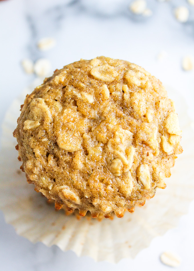 Applesauce Banana Oat Muffins4 Baked in AZ
