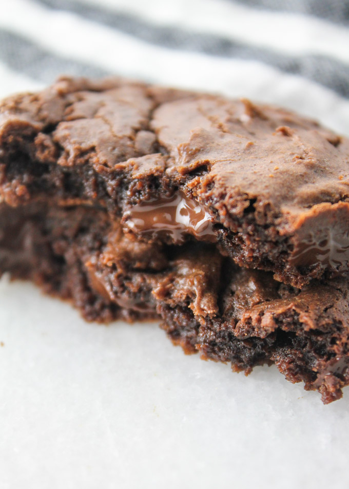 picture of a brownie cookie with recipe