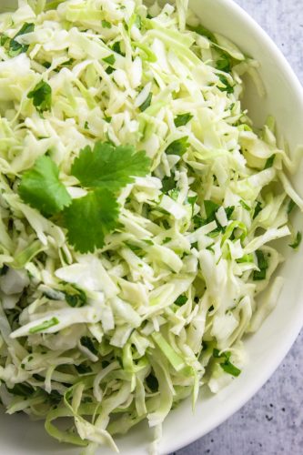 Cilantro Lime Coleslaw