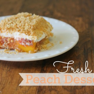 {Fresh} Peach Dessert
