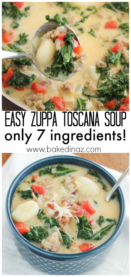 7 Ingredient Zuppa Toscana Soup | Baked in AZ