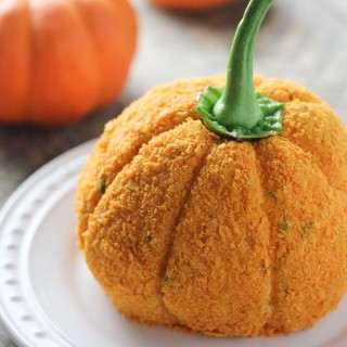Pumpkin Shaped Cheese Ball